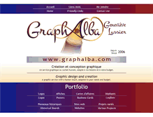 Tablet Screenshot of graphalba.com